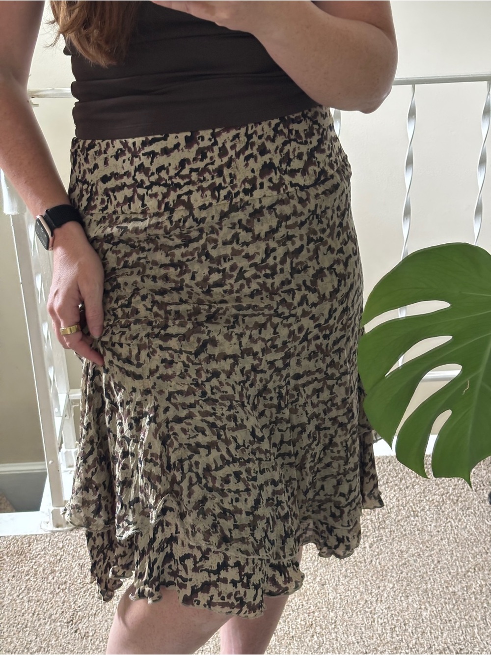Alfani 100% silk skirt size 10P